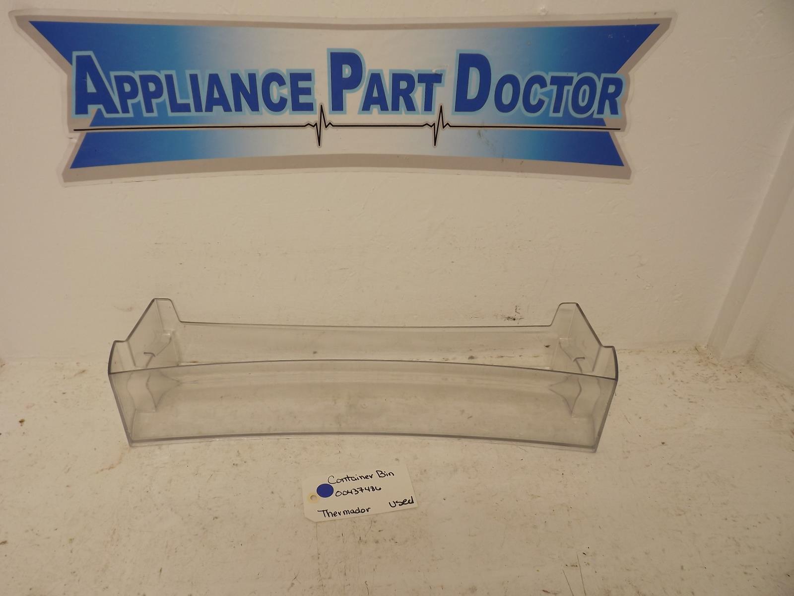 Thermador Refrigerator 00437486 Container Bin Used Thermador Refrigerator 00437486 Container Bin Used